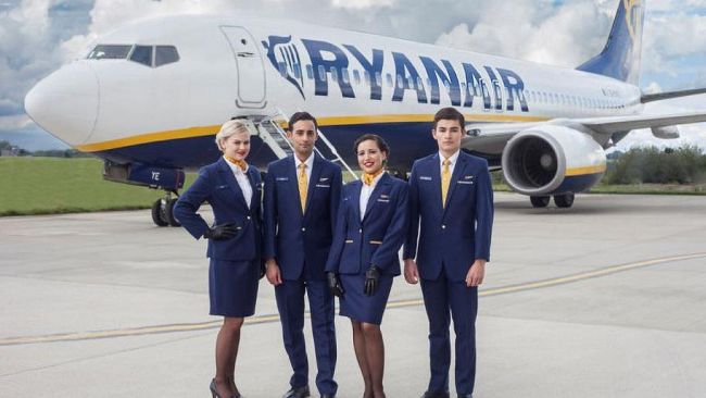 5 giornate di recruiting in Sicilia per diventare hostess o steward Ryanair