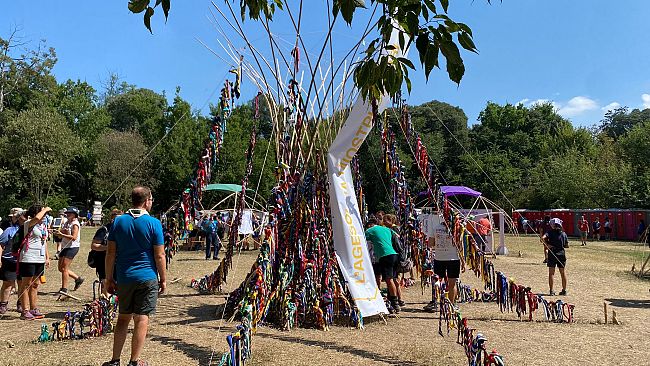 Gli scout AGESCI della zona dei Fenici alla Route Nazionale 2024