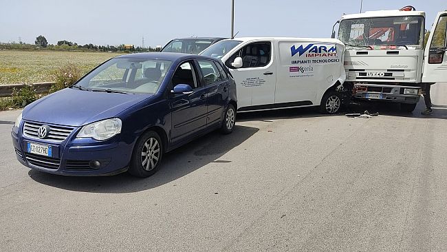 Trapani, traffico bloccato per un incidente allo scorrimento veloce
