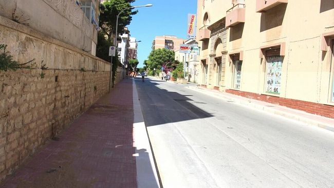 Marsala, marciapiedi di via Del Fante. Completata la sistemazione