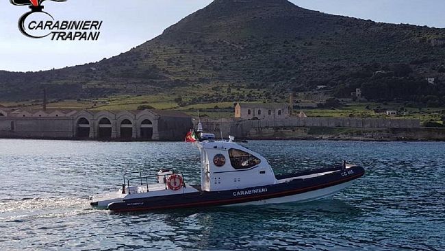 Favignana, prende servizio alle Egadi il nuovo battello pneumatico d’altura cl. 400 dei Carabinieri