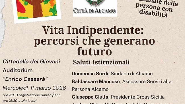 Vita indipendente, ad Alcamo un percorso di inclusione e autonomia per le persone con disabilità