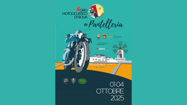 Pantelleria, dal 1 al 4 ottobre la 6ª edizione del Giro Motociclistico di Sicilia