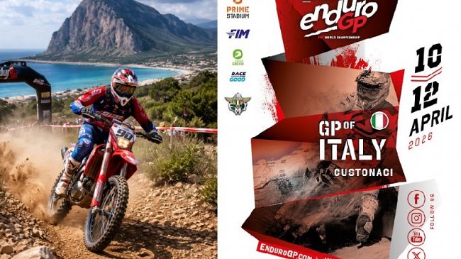 Parte da Custonaci il campionato mondiale FIM EnduroGP