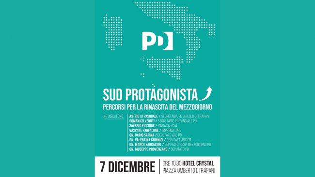 Trapani, il 7 dicembre il convegno organizzato dal PD 