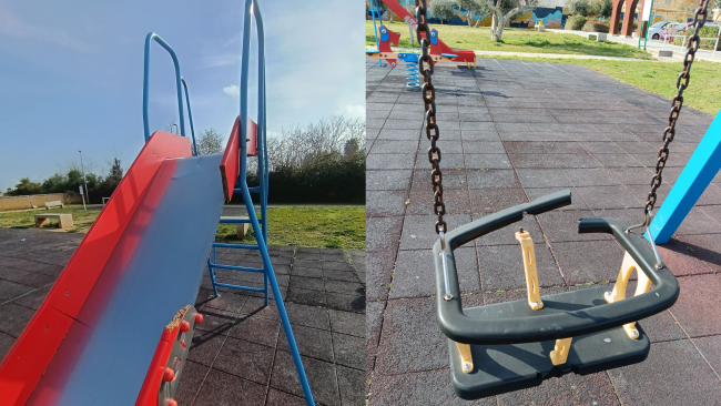 Mazara, danneggiati alcuni giochi del parco di via Carlo Alberto Dalla Chiesa