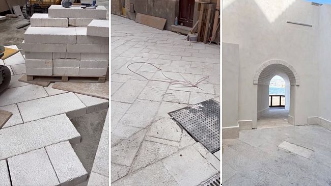 ​Trapani. Lavori in corso nella zona di Porta Botteghelle