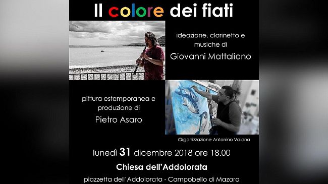 In scena  la performance di musica e pittura “il colore dei fiati”nell’ex chiesa Addolorata