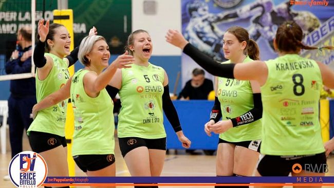 Erice Entello Volley, scontri diretti al Pala Cardella