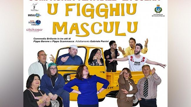 “U figghiu masculu”, sabato 25 maggio al Teatro Impero si ride con la commedia de “La Scena”