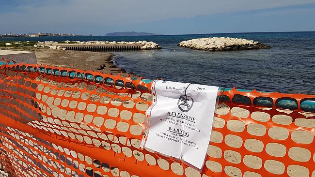 Trapani, revocato divieto di balneazione nel tratto di mare della litoranea Nord