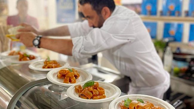  A TuttoFood Milano successo di “Pasta Prime Luci” con ospite Natale Giunta 