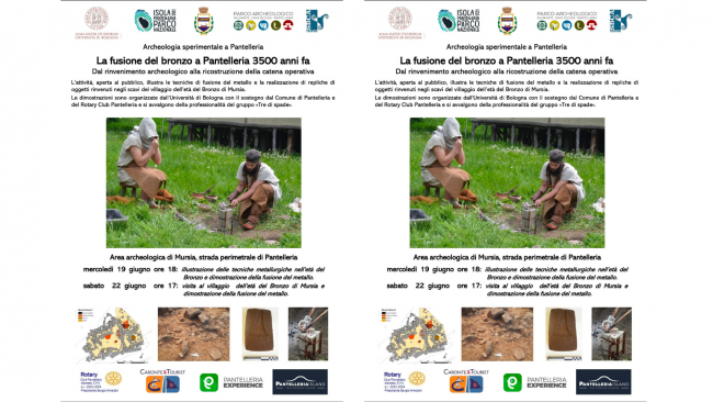 Archeologia sperimentale: il 19 e 22 giugno 