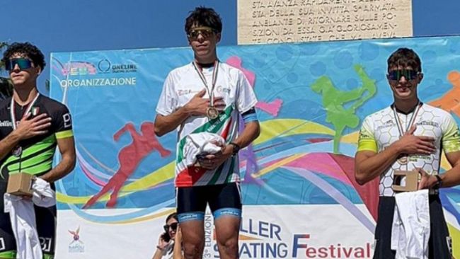 Pattinaggio: Daniele Giuffrè conquista il bronzo al Campionato Italiano di maratona 