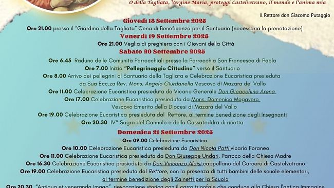 Partono i festeggiamenti per Maria SS. della Tagliata