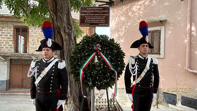 A San Cipirrello ricordati i carabinieri Calabrese e Fiorenza