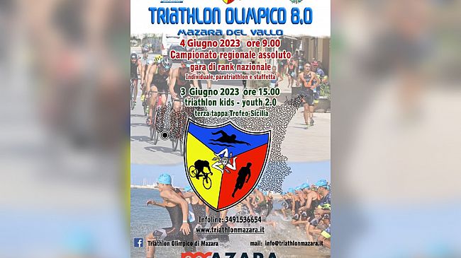 A Mazara la manifestazione Triathlon Olimpico 8.0