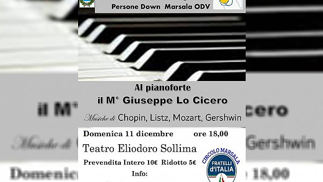 Marsala, concerto di beneficienza per l'Associazione Persone Down