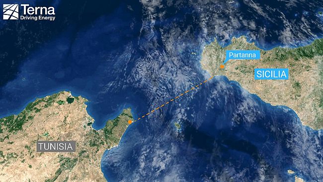 Terna, avviato iter autorizzativo per interconnessione Trapani-Tunisia