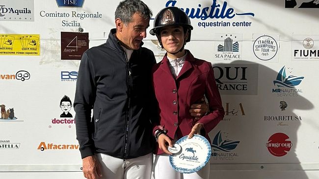 La castelvetranese Vittoria Lombardo medaglia d'oro ai campionati regionali di equitazione 