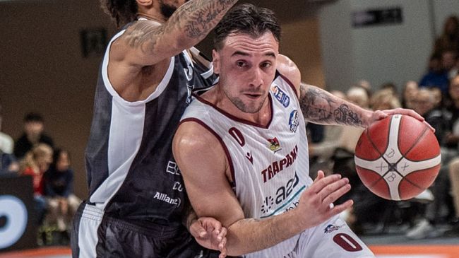Basket LBA, Tortona fatale per la Trapani Shark che perde 108-100
