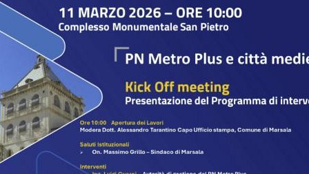 Marsala investe sul futuro: 9 milioni di euro per turismo, sport e inclusione sociale