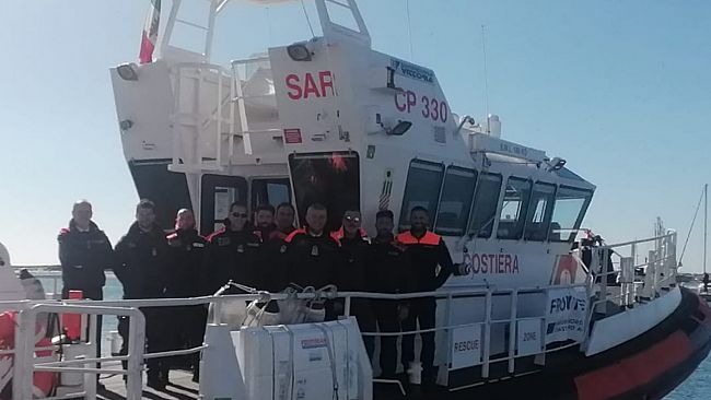 Motovedetta CP 330 Guardia Costiera di Trapani rientra dalla missione in Grecia