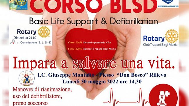 Marausa, il Rotary Club Trapani organizza un corso di primo soccorso ai docenti