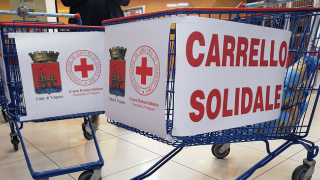 Trapani, Carrello solidale festività pasquali