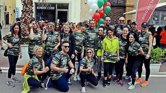 Cristina Mistretta ed il gruppo Studio Fitness protagoniste alle Street Workout di Mazara