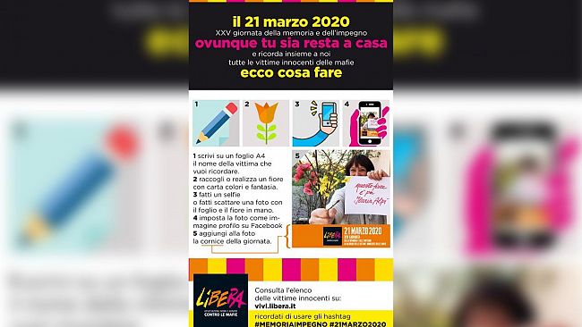 XXV Giornata della Memoria delle vittime di mafia