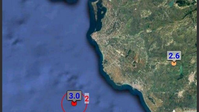 Scossa di terremoto in provincia di Trapani