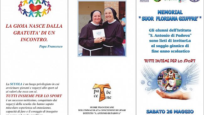 Sport e premiazioni in memoria di Suor Floriana Giuffrè
