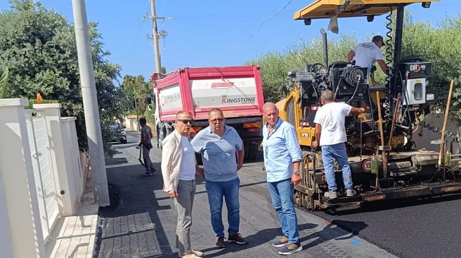 Mazara, completati i lavori di sistemazione del manto stradale di via Canada, a Tonnarella