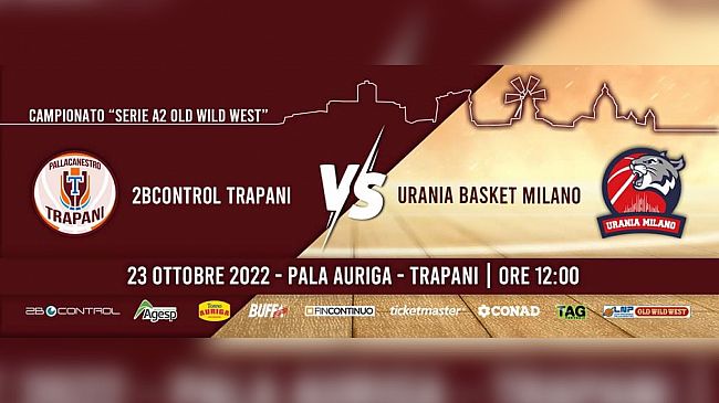 Pallacanestro Trapani - Urania Milano: i convocati 