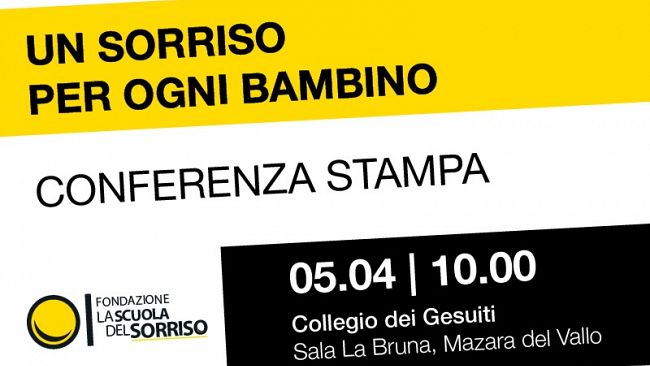 Mazara, il 5 aprile conferenza stampa dell’evento “Un sorriso per ogni bambino”
