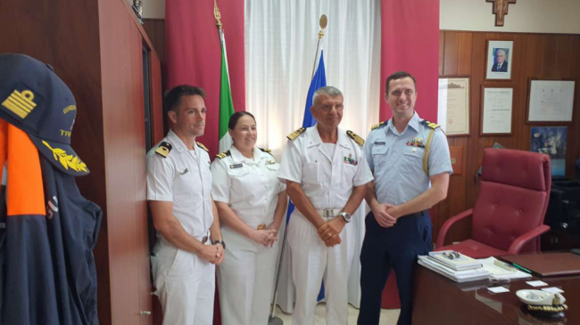 Guardia Costiera di Trapani: visita della US Coast Guard e US Navy