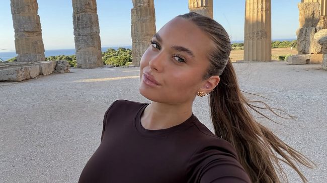 Chanel Totti e altri vip ospiti al parco Archeologico di Selinunte per l'evento L'Oreal