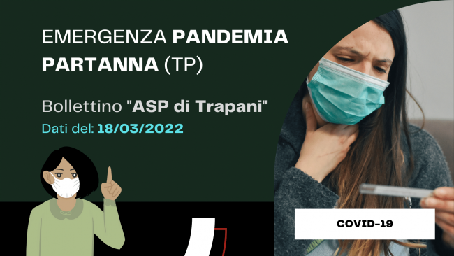 Bollettino Asp del 18 marzo: calo di positivi