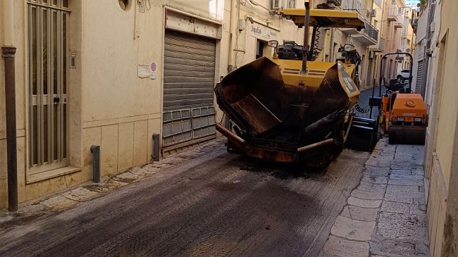 Alcamo, new look per alcune strade. Interventi in via Sant'Oliva e San Tommaso