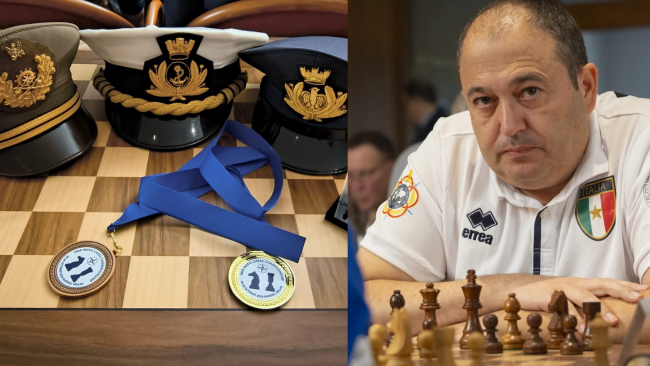 Scacco club Mazara: ottimi risultati per Giuseppe Dino al Campionato militare di scacchi della NATO