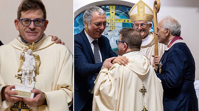 ​Trapani. La Questura celebra i 25 anni di sacerdozio del cappellano Don Antonino Adragna