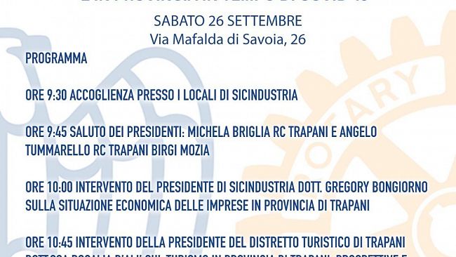Situazione economica nel trapanese, domani incontro presso Sicindustria