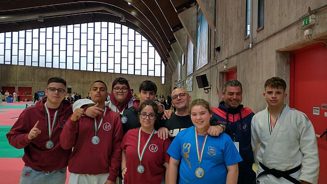 Judo, l'Athlon conquista 6 medaglie agli Assoluti Aics