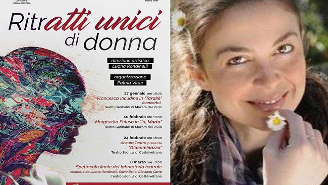 “RitrAtti Unici di donna”, dal 27 Gennaio la rassegna curata dall’attrice e regista Luana Rondinelli