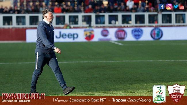 Trapani calcio, esonerato mister Francesco Baldini