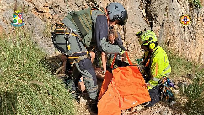 San Vito Lo Capo, recuperato scalatore francese infortunato