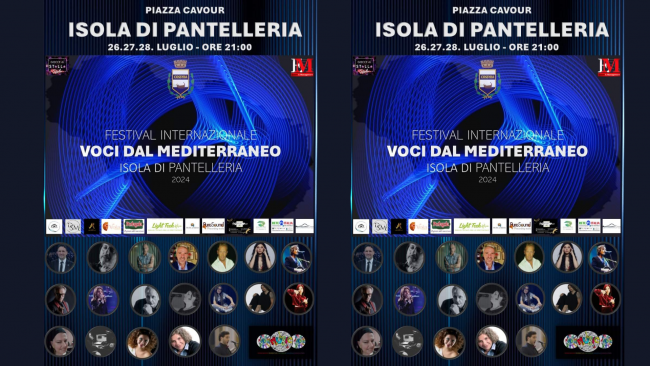 Pantelleria, il 26,27 e 28 luglio il festival internazionale 