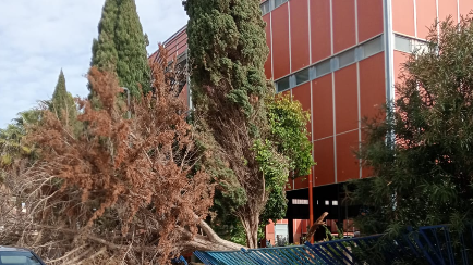 Mazara, maltempo: il forte vento provoca danni all'I.C. Boscarino-Castiglione
