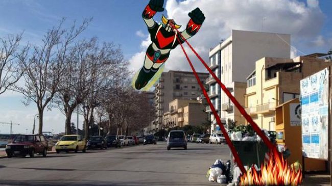 Dopo “Attila” ed “Jeeg Robot”, la Giunta Cristaldi pensa a “Goldrake C” per incenerire i rifiuti e scovare le discariche abusive?